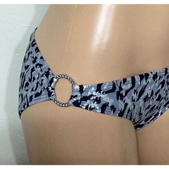 New. Michael Kors frozen Leopard chain ring bikini set. Normally $169. XS–top/S– - Picture 9 of 10